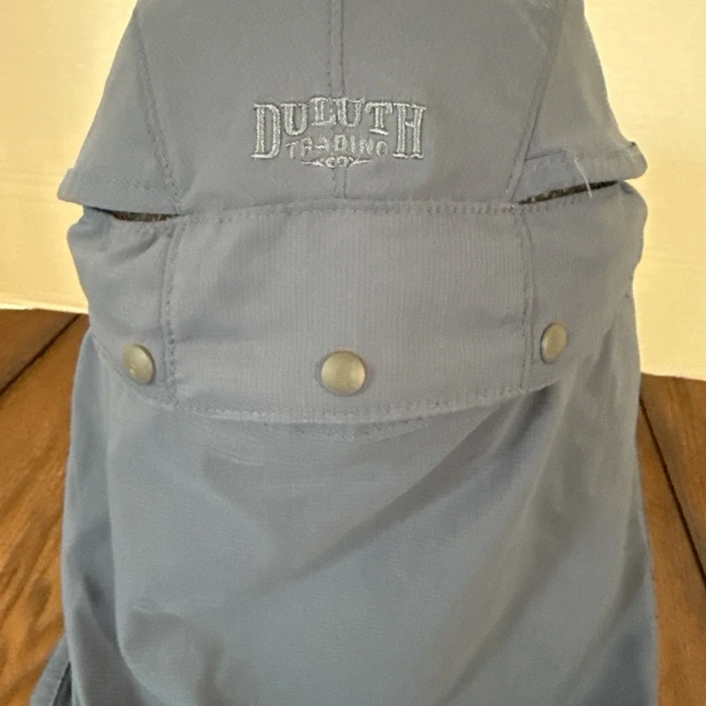 Duluth Trading Co  Armachillo Fishing Sun Hat Removable Cape Flap Cap Size XL